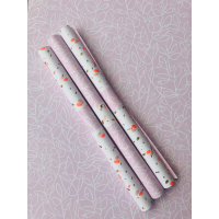 Inpakpapier | Roze Neon Goud | 30 cm | 1 M