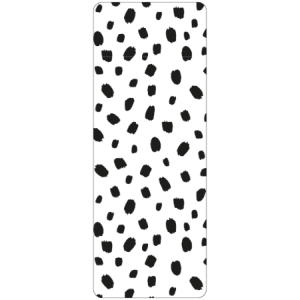 Labelsticker | Dots | wit-zwart | 10 stuks