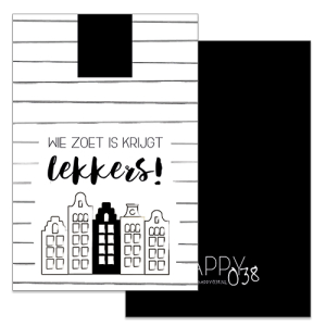 Kadokaartje: Wie zoet is krijgt lekkers