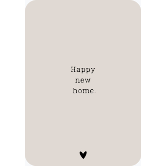 Postkaart | Happy new home 