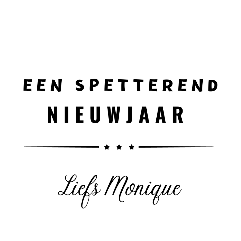 Gepersonaliseerde sticker | Spetterend nieuwjaar | Met naam