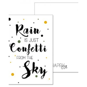 A5 kaart Confetti