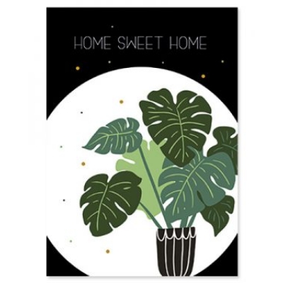 A4 kaart home sweet home