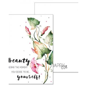 A5 kaart Beauty