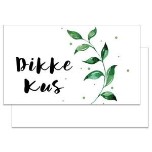 Kadokaartje: Dikke kus
