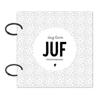 Afscheidsbundel | Dag lieve juf | 30 invulkaarten