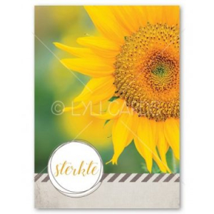 Wenskaart | Sterkte | Zonnebloem